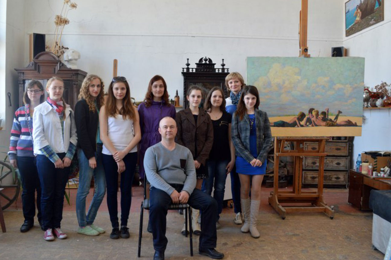 Творческая встреча в мастерской у Игоря Панова 2014