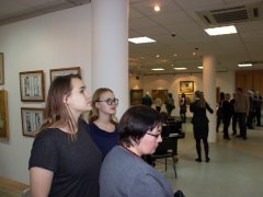 Открытие отчётной выставки ТО ВТОО СХР 02.11.16