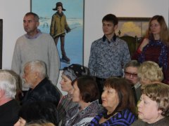 Отчётная выставка в Тольяттинском художественном музее 27.11.14